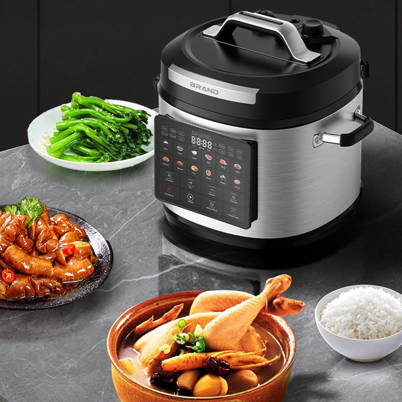 High Quality Stainless Steel 5L 6L Pressure Cooker Multifunction 24 Menus Non-stick Coating Inner Pot Electric Pressure Cooker