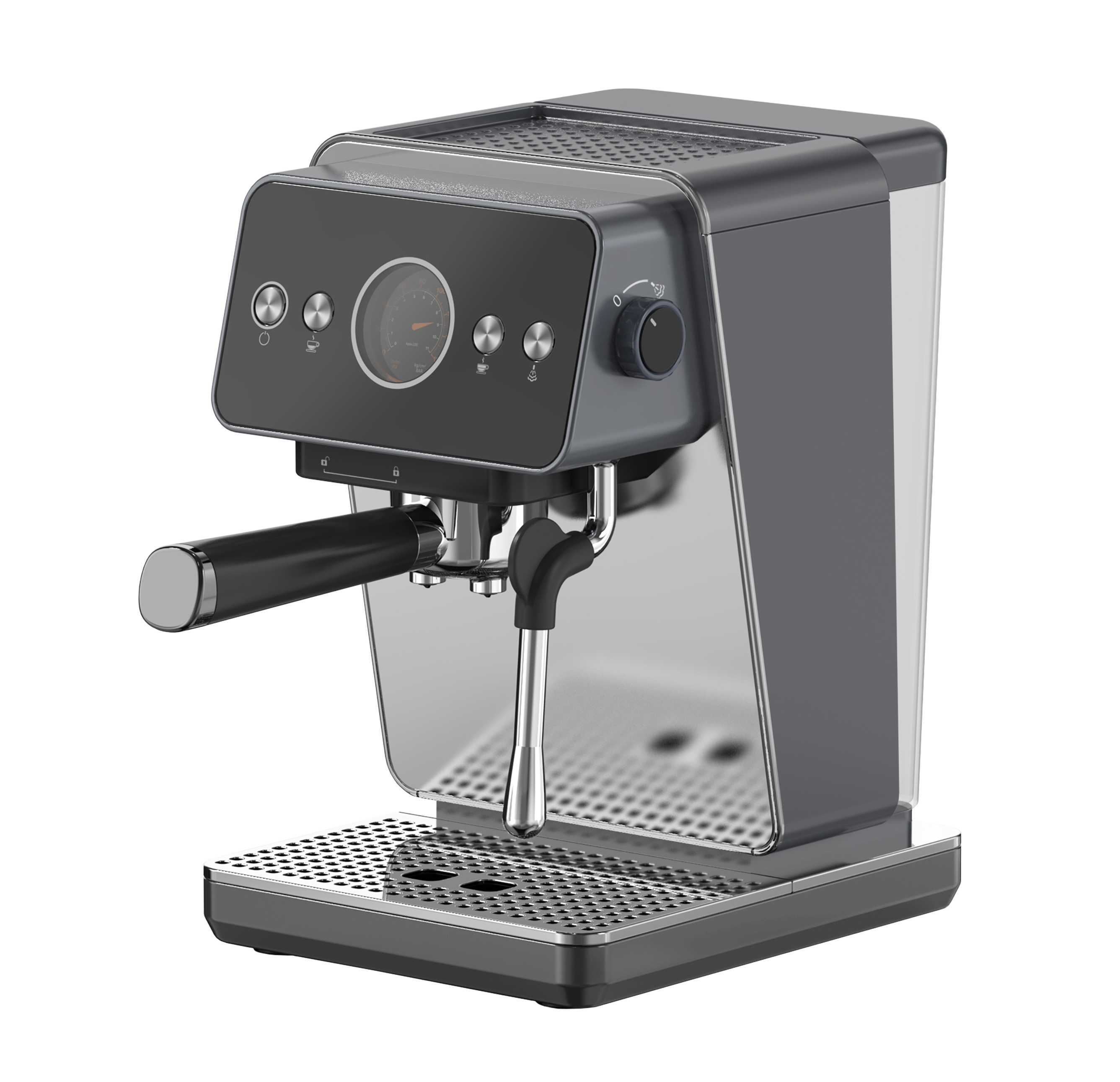 High Quality Portable Profesional Semi Automatic Espresso Coffee Maker Machine for Home Use