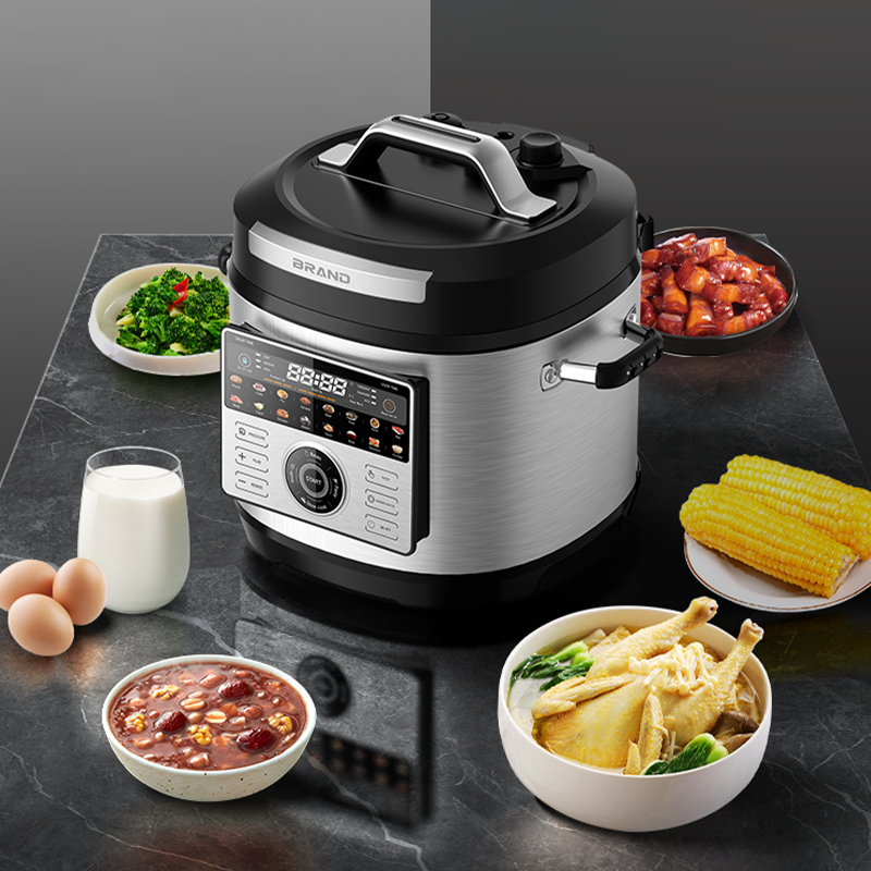 HH-A616D Multi-function Stainless Steel Electric Pressure Cookers 5L 6L Household Rice Cooker