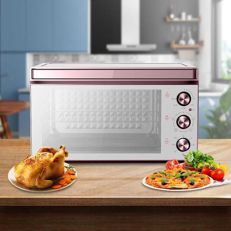 45L Double Glass Door Electric Oven