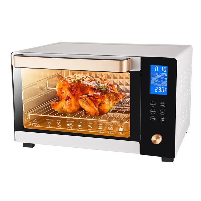 60L Home Electric Pizza Oven with Touchable LCD Display - 06 Series