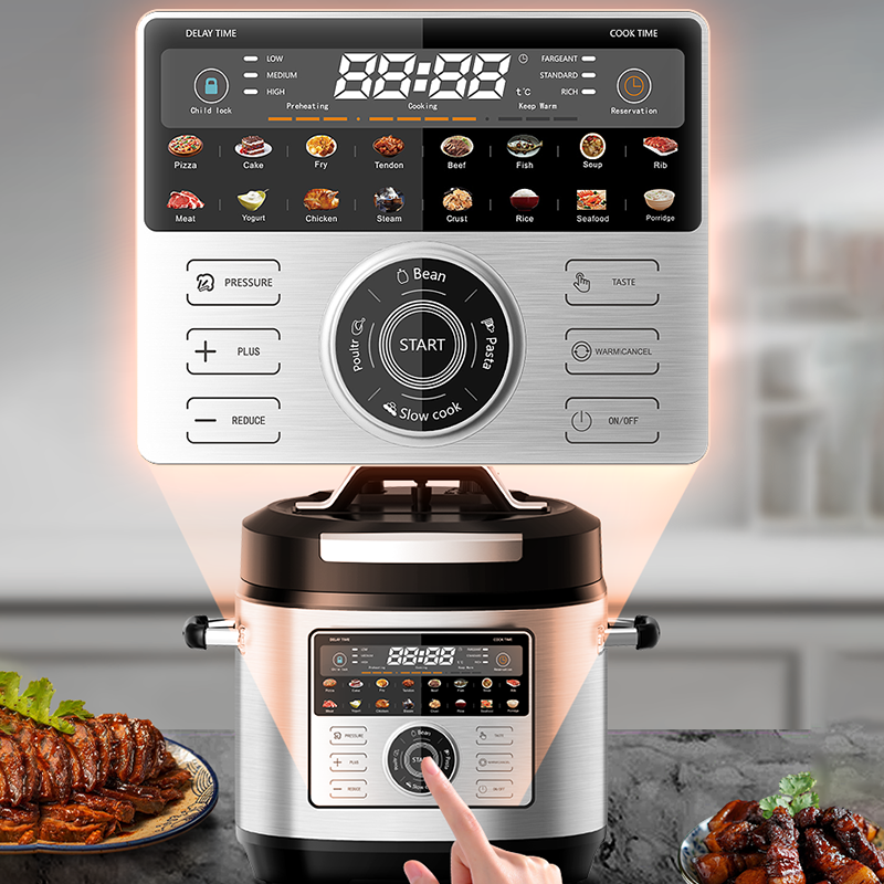 HH-A616D Multi-function Stainless Steel Electric Pressure Cookers 5L 6L Household Rice Cooker