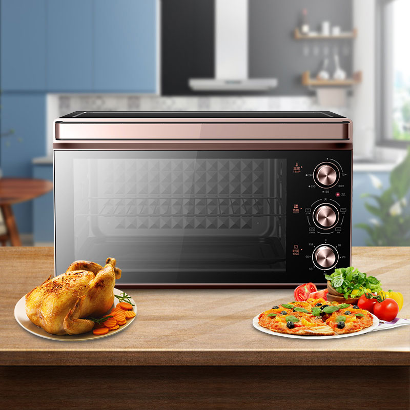 45L Double Glass Door Electric Oven
