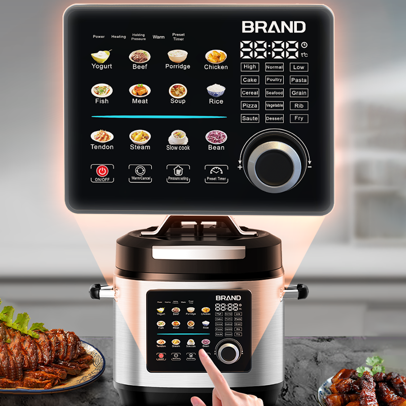 Multifunctional Stainless Steel Digital Pressure Cooker Air fryer