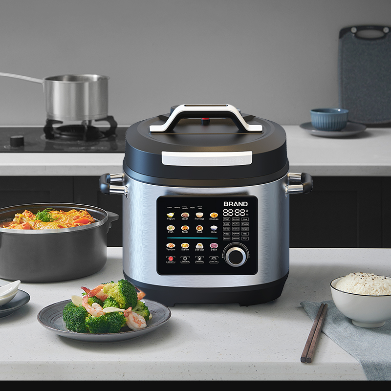 Multifunctional Stainless Steel Digital Pressure Cooker Air fryer