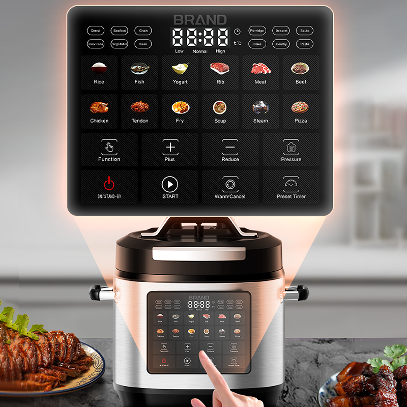 High Quality Stainless Steel 5L 6L Pressure Cooker Multifunction 24 Menus Non-stick Coating Inner Pot Electric Pressure Cooker